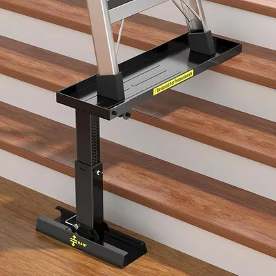 Imagen del producto de LOKNZI, extensión plegable para escalera, plataforma para escalera