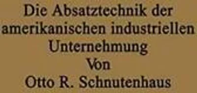 Obrázok produktu pre Die Absatztechnik der amerikanischen industriellen Unternehmung