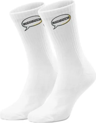 Produktbild von epicsocks Schwäbischer Dialekt Muggabadschr Socken in 42-46 im Paar