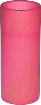 Produktbild von 12x Kerzenhalter Bambus rosa ø8x20cm