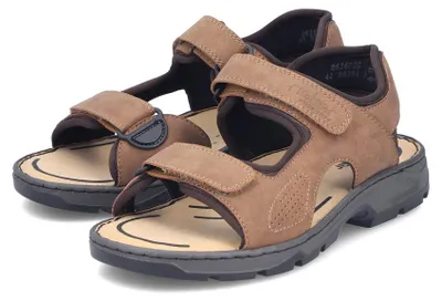 Produktbild von Rieker Herren-Sandale Braun-Beige-Schwarz, Farbe:braun, EU Größe:44
