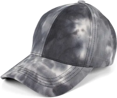 Produktbild von styleBREAKER Damen Baseball Cap mit Batik Muster | 6-Panel Sommer Basecap Baumwolle | Cappy mit Schirm verstellbar | Jedes Cap ein Unikat