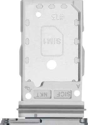 Obrázek produktu pro Samsung, originální držák karty SIM pro Galaxy S25 / S25 Plus Dual Nano SIM, stříbrný