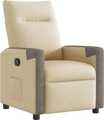 Produktbild von vidaXL Relaxsessel Creme Stoff