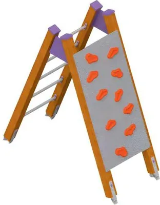 Image de Hängebrücke Spielplatz Aktivplatz Balancierbrücke Kletterbrücke Schwebebalken