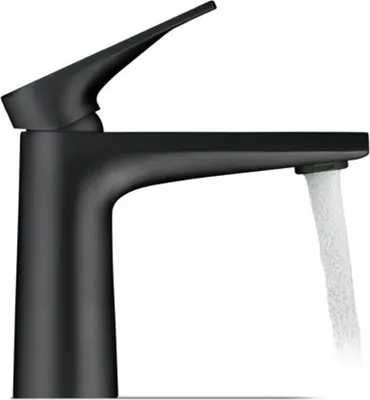 Produktbild von Duravit Waschtisch-Einhebelmischer Tulum S Ausl. 110mm, o. Zugst.Abl.Gar., sw matt