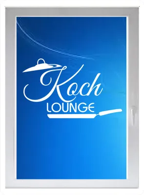 Produktbild von INDIGOS UG - Koch LOUNGE - Farbe: weiss - 96x59 cm - Sichtschutzfolie - Fensterfolie - Glasdekorfolie - für die Küche, Koch LOUNGE ans Fenster