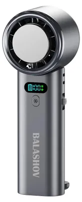 Productafbeelding van Handventilator, USB-oplaadbaar, met instelbare snelheid (100 standen), zwart