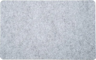 Produktbild von 12er Set Platzsets, Tischsets FILZ 45x30cm hellgrau rechteckig Kesper
