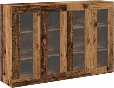 Immagine prodotto di Armadi da Parete 2 pcs Legno vecchio 69,5 x 34 x 90 cm