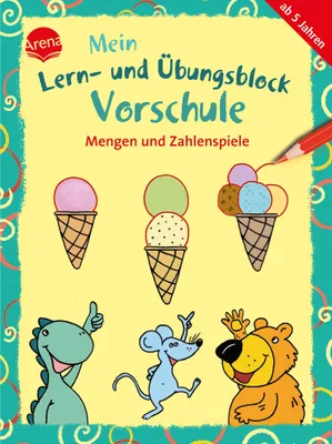 Produktbild von Mein Lern- und Übungsblock Vorschule. Mengen und Zahlenspiele