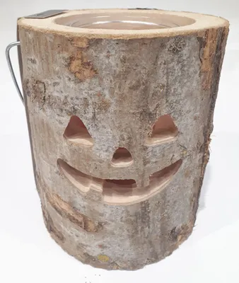 Produktbild von House of Rustic Holzlaterne Halloween Ø 16 x 18 cm