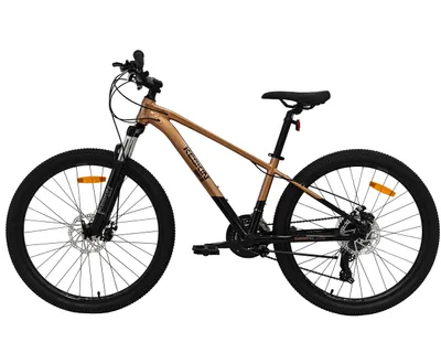 Produktbild von Mountainbike Keskin MTB1, 26 Zoll Fahrrad für Herren Damen, Mädchen und Jungen, Bronze Schwarz