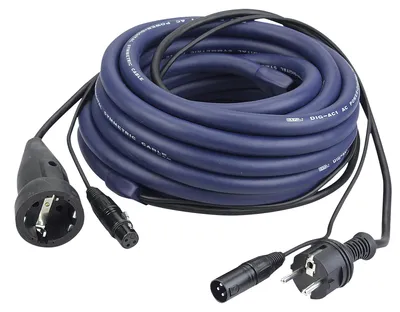 Image de LIGHT Câble d'alimentation/signal Schuko mâle à Schuko femelle 20m