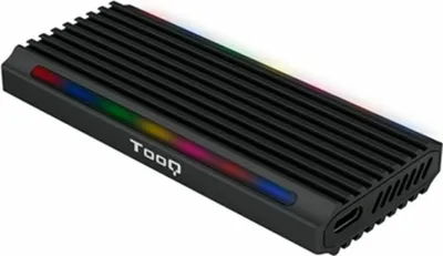 Produktbild von TooQ Shinobi, SSD-Gehäuse, M.2, PCI Express, SATA, 10 Gbit/s, USB Anschluss, Schwarz