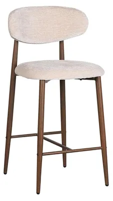 Produktbild von 2er-Set Barhocker Küche Japandi - Beige