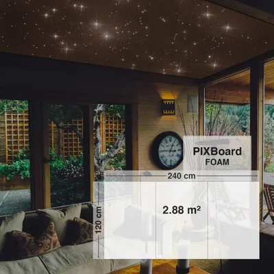 Produktbild von Bausatz Pixlum FOAM LED Sternenhimmel (120 cm x 240 cm) mit 90  PixLEDs - Kaltweiß