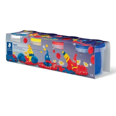 Image de STAEDTLER® 8134 01 Pâte à modeler Noris junior Couleurs de base