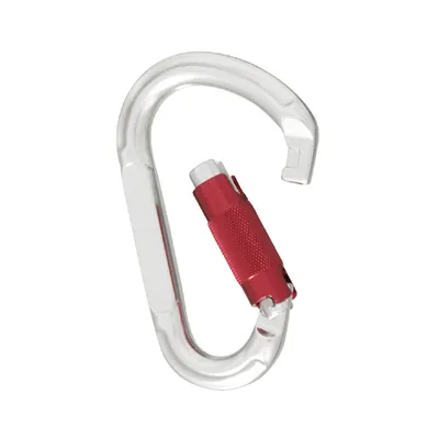 Produktbild von Karabinerhaken mit Einpunkt-Sicherung, 1/4 Drehung - Aluminium 1