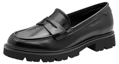 Produktbild von Tamaris Damen Wide FIT Slipper aus Leder, Black Nappa, 40