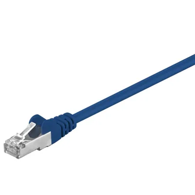 Image de Câble réseau CAT 5e, F/UTP, bleu, 2m