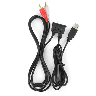 Zdjęcie produktu dla Kabel USB AUX, adapter USB AUX, adapter stereo AUX, przedłużacz USB AUX, złącze Aux-in 3,5 mm