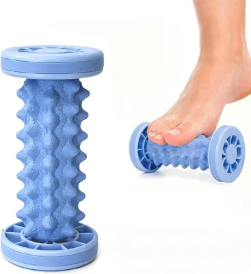 Productafbeelding van Fasciaroller voor de voet, voetmassage roller, fasciaroller voor de voetzool, spierontspanning, draagbare fasciaroller voor de voetzool