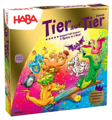 Obrázok produktu pre HABA Animal Upon Animal Deluxe, Stolová hra, Jemná motorika (zručnosť), 6 rok / roky, 10 min