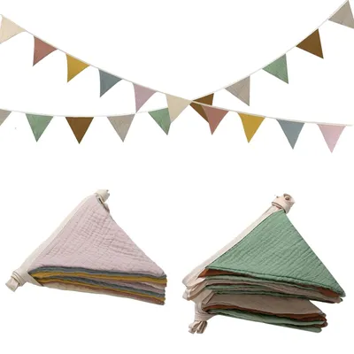 Image de Lot de 2 supports suspendus en Coton pour la décoration de chambre d'enfant
