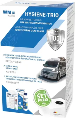 Image de Set Hygiène Trio Pour Réservoirs Jusqu'à 100l - Aquatec