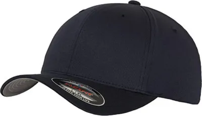 Produktbild von FLEXFIT 6277 | Wooly Combed Cap / Kappe / Mütze / Hut Stabile Front - Farbe: Dark Navy - Größe: XS/S