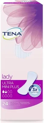 Produktbild von TENA Lady Ultra Mini Plus, 24 Slipeinlagen