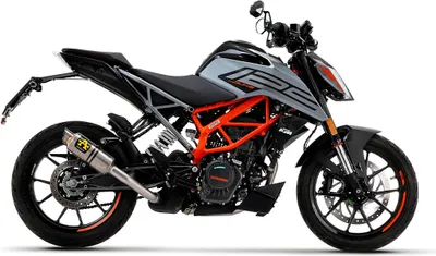 Image de ARROW Pot d'échappement GP2 Titan pour KTM 125 Duke et KTM 390 Duke à partir de l'année modèle 2021-