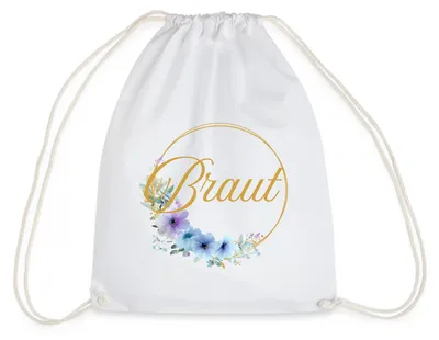 Produktbild von Spreadshirt JGA Frauen | Braut Turnbeutel, One size, Weiß