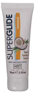 Immagine prodotto di Hot - Superglide Lubrificante Commestibili A Base D'acqua Di Cocco 75 Ml
