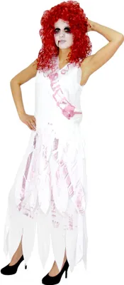 Produktbild von Zombie Prom Queen Kostüm für Damen Gr. XS - XL, Größe:XL