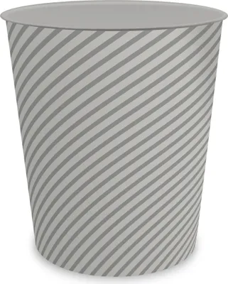 Produktbild von itenga Papierkorb ca. 11 Liter - STRIPE - grau