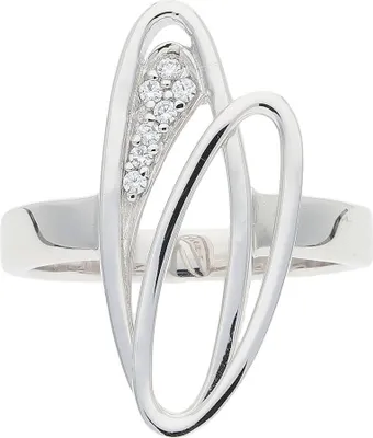 Produktbild von JuwelmaLux Ring 925/000 Sterling Silber mit synth Zirkonia JL30-07-2476 52