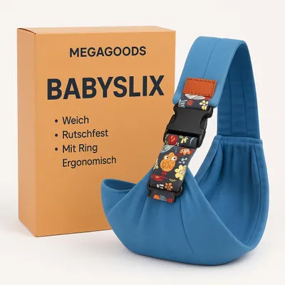 Obrázok produktu pre Detská šatka mäkká protišmyková s ergonomickým krúžkom DE.