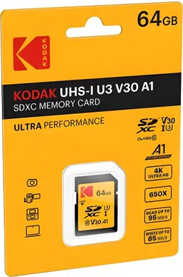 Obrázek produktu pro Kodak SD 64GB UHS-I U3 V30 Ultra