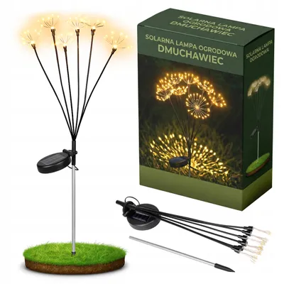 Produktbild von MasterLED LED-Solarleuchte Gänseblümchen 73 cm mit Erdspieß und Dämmerungssensor