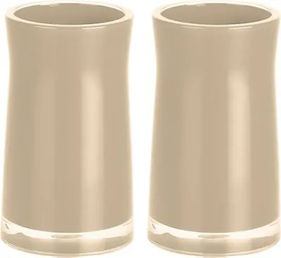 Produktbild von spirella Zahnputzbecher Sydney Beige 2er Set