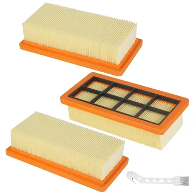 3er-Set Flachfaltenfilter KFI 7420 für Karcher AD 2/AD 2 Battery