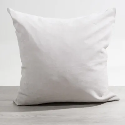 Produktbild von Kissen Deko von Lysel - grau Uni Jerada 50x50 Polyester kissenbezug Dekokissen