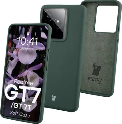 Produktbild von Bizon Soft Case Realme GT 7 / 7T dunkelgrün