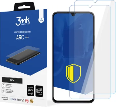 Produktbild von 3mk Display Schutzfolie ARC+ für Infinix Note 12 2023  0,17mm Self-Heal (2 Stück)