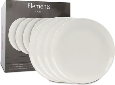 Produktbild von WAECHTERSBACH 4er Teller Ø 19 cm im GK / Elements - Pure / Frühstücksteller