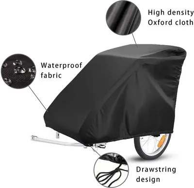 Winddicht und UV-Schutz - Oxford-Stoff 210D wasserdicht und winddicht schwarz
