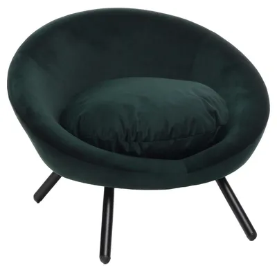 Produktbild von Flamingo Hundesofa Dolco rund grün, Maße: 54 x 50 x 40 cm
