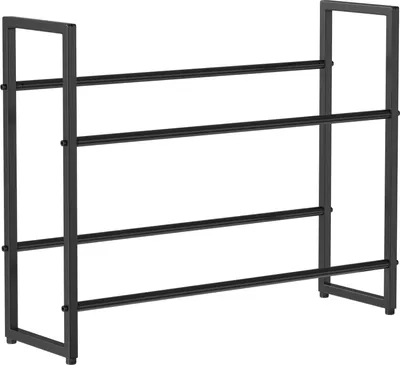 Obrázok produktu pre Izrielar Stojan na prepravky na nápoje 105x32x85cm Na 6 prepraviek Kovový držiak na prepravky na nápoje S nastaviteľnými nožičkami 2 kusy